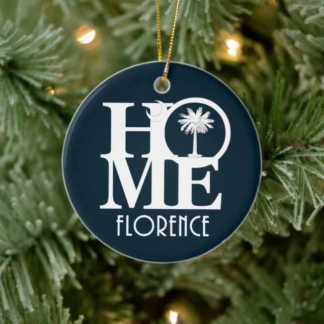 Home Florence, South Carolina Julgransprydnad Keramik (Träd)