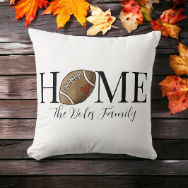 Home Football Family Namn Kudde