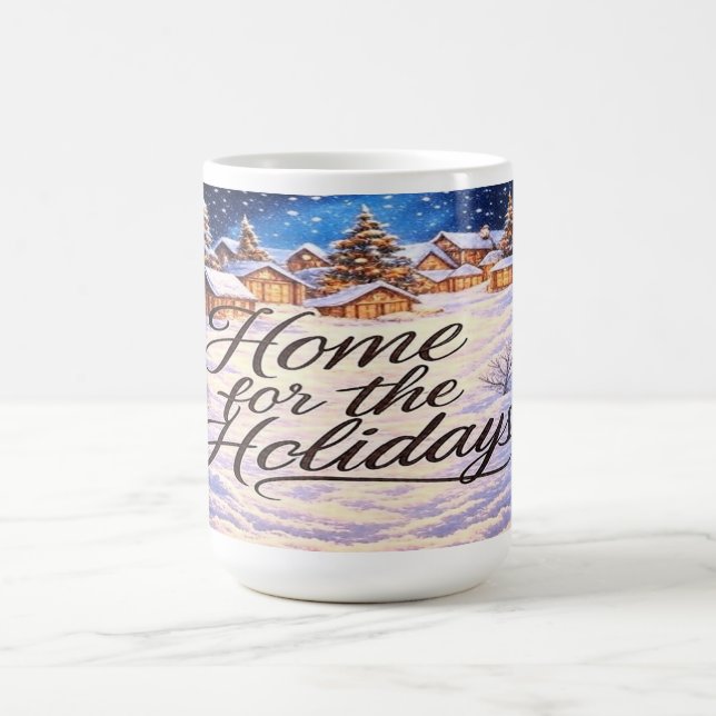 'Home for the Holidays' Coffee Mug Kaffemugg (Center)