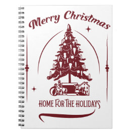 Home For the Holidays Vintage Design Anteckningsbok