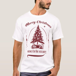 Home For the Holidays Vintage Design T Shirt
