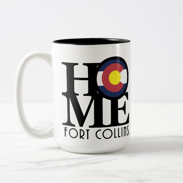 HOME Fort Collins 15 oz Två-Tonad Mugg (Vänster)
