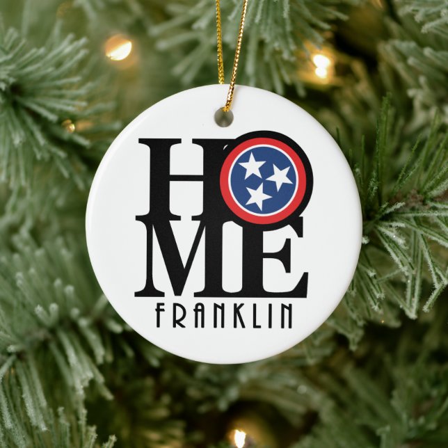 HOME Franklin Tennessee Julgransprydnad Keramik (Träd)