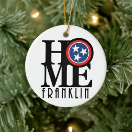 HOME Franklin Tennessee Julgransprydnad Keramik
