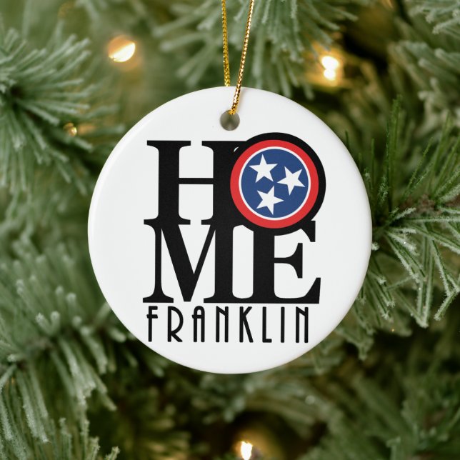 HOME Franklin Tennessee Julgransprydnad Keramik (Träd)