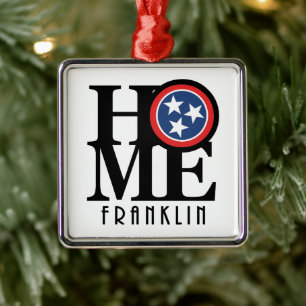 HOME Franklin Tennessee Julgransprydnad Metall