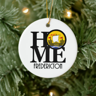 HOME Fredericton New Brunswick Julgransprydnad Keramik