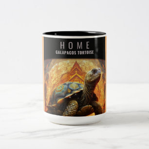 Home Galapagos Tortoise Två-Tonad Mugg