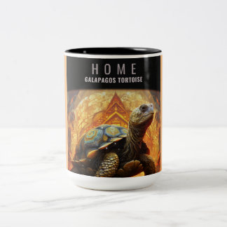 Home Galapagos Tortoise Två-Tonad Mugg