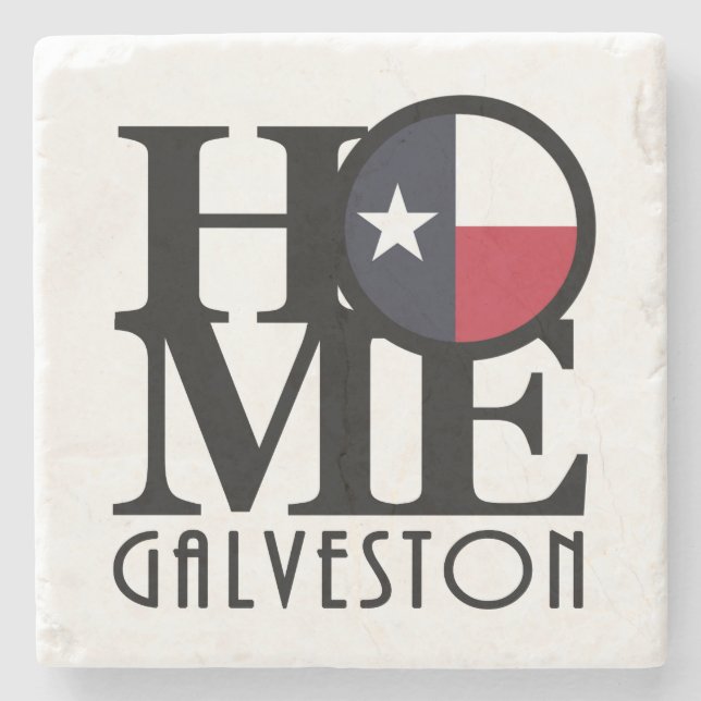 HOME Galveston Texas Stenunderlägg (Framsidan)