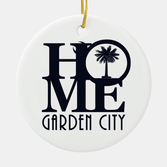 HOME Garden City Julgransprydnad Keramik (Framsidan)