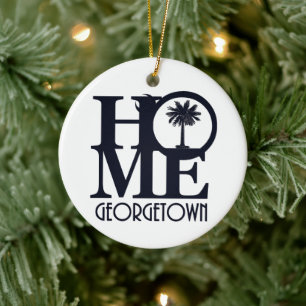 HOME Georgetown South Carolina Julgransprydnad Keramik
