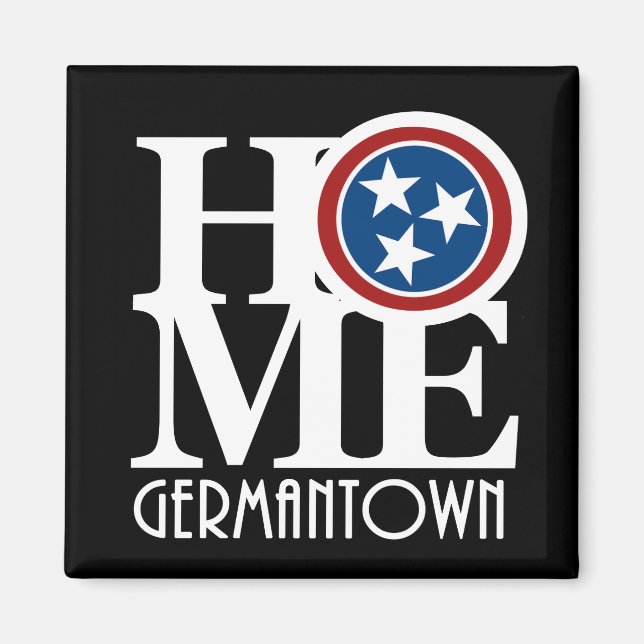 HOME Germantown Tennessee Magnet (Framsidan)