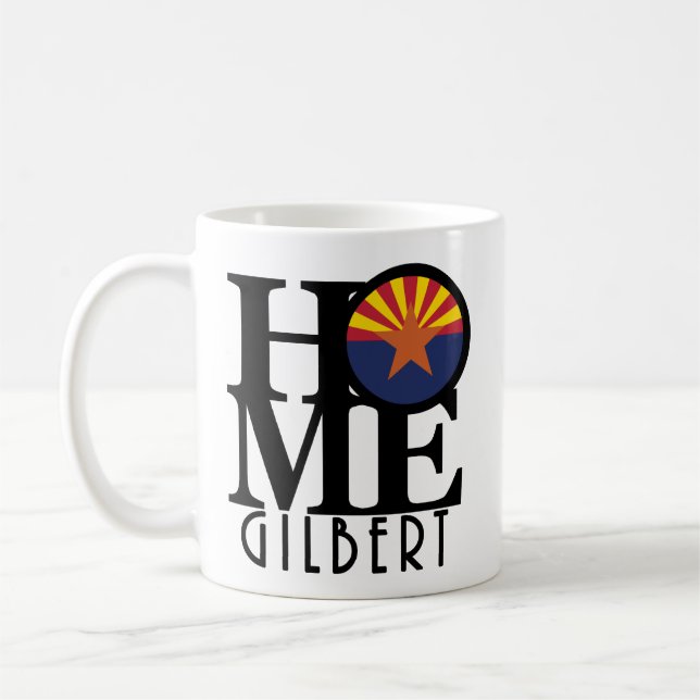 HOME Gilbert Arizona 11oz Kaffemugg (Vänster)