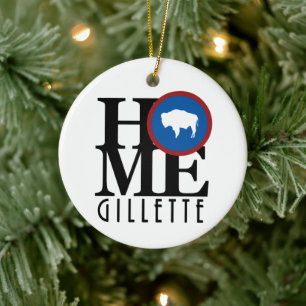 HOME Gillette Wyoming Julgransprydnad Keramik