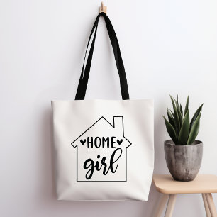 Home Girl Real Gods Tote Bag Tygkasse