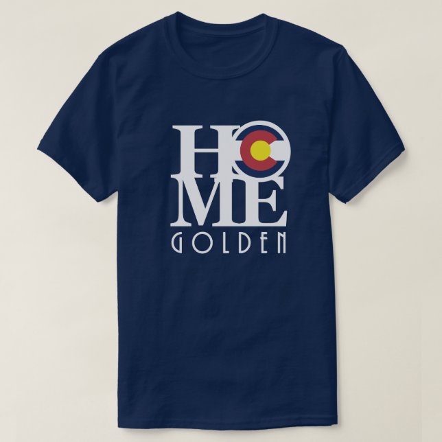 HOME Golden Colorado T Shirt (Design framsida)