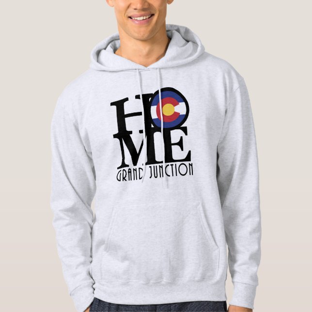 HOME Grand Junction Colorado Hoodie (Framsida)