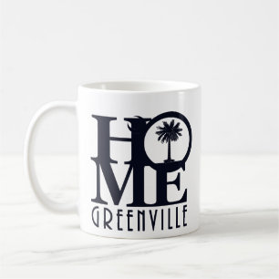 HOME Greenville SC 11oz Kaffemugg