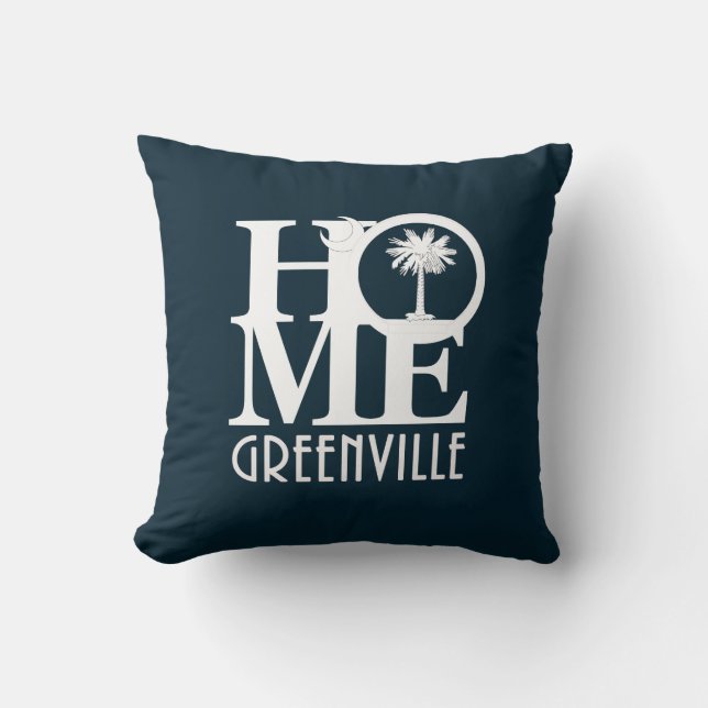 HOME Greenville South Carolina Kudde (Framsida)