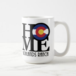 HOME Highlands Ranch Colorado 15oz Kaffemugg