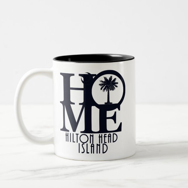 HOME Hilton Head Island 11oz Two-Tone Coffee Mugg (Vänster)