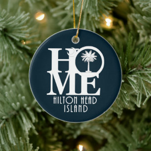 HOME Hilton Head Island Julgransprydnad Keramik