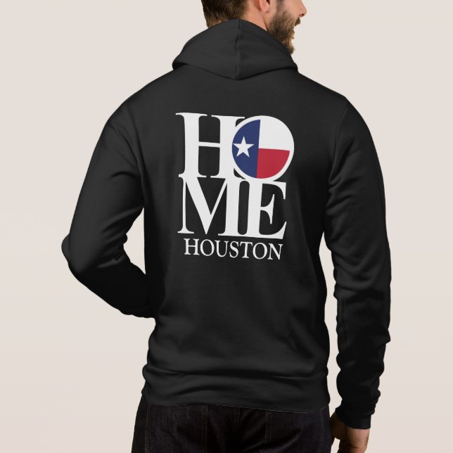 HOME Houston Hooded Sweat Shirt T-shirt (Baksida)