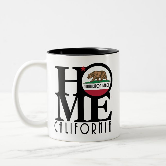 HOME Huntington Beach 11oz Två-Tonad Mugg (Vänster)