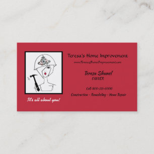 "Home Improvement and Construction" DIVA Visitkort