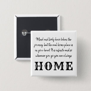 HOME inspiration Mooji Quote Black White Meditatio Knapp
