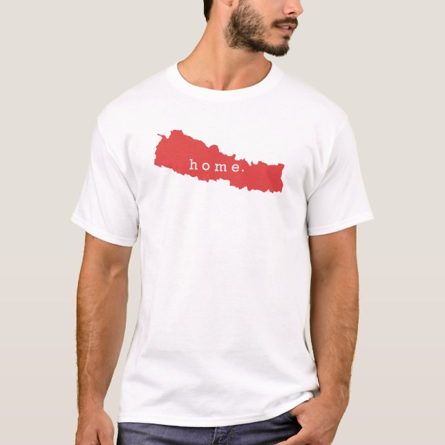 Home is Nepal T Shirt (Framsida)