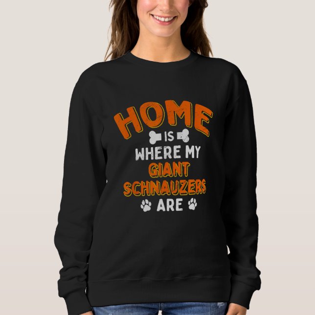 Home Is Where My Giant Schnauzers Are Dog Dad Mini T Shirt (Framsida)