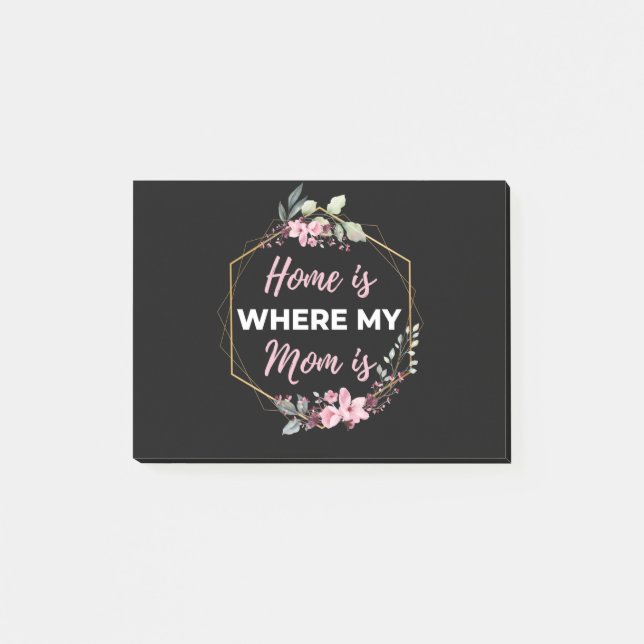 Home Is Where My Mom Is Post-it Block (Framsida)