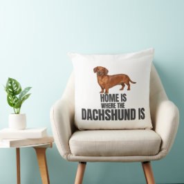 Home Is Where the Red Dachshund Is Kudde