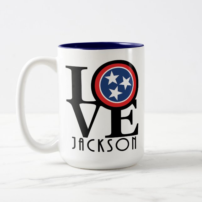 HOME Jackson TN 15oz Två-Tonad Mugg (Vänster)