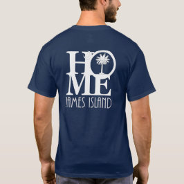 HOME James Island (Back Print) T Shirt