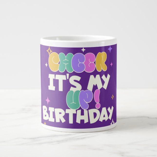 HOME/KITCHEN BIRTHDAY CHEER UP SPECIALTY MUG  JUMBO MUGG (Framsidan)