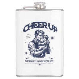 HOME/KITCHEN DADDY CHEER UP VINYL WRAP FLASK  FICKPLUNTA