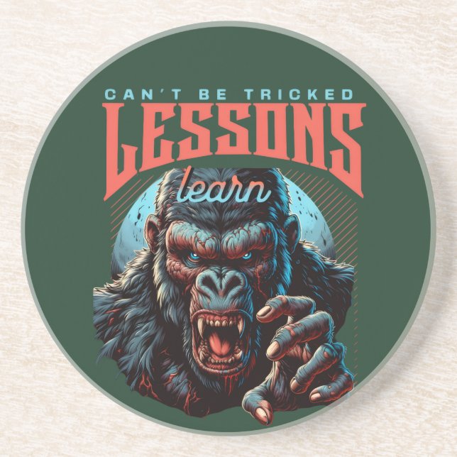 Home/Kitchen Wise Gorilla Lessons Learn Coaster  Underlägg (Framsidan)