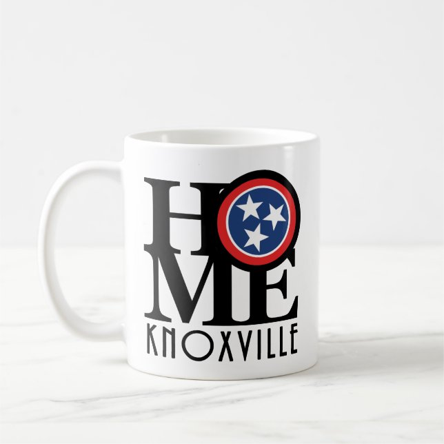 HOME Knoxville Tennessee 11oz Kaffemugg (Vänster)