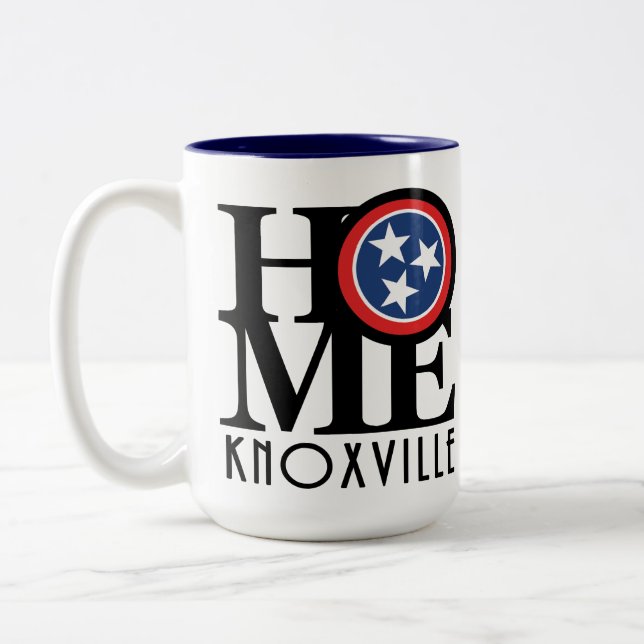 HOME Knoxville TN 15oz Två-Tonad Mugg (Vänster)