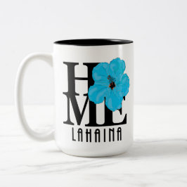 HOME Lahaina Blue Hibiscus 15oz Två-Tonad Mugg