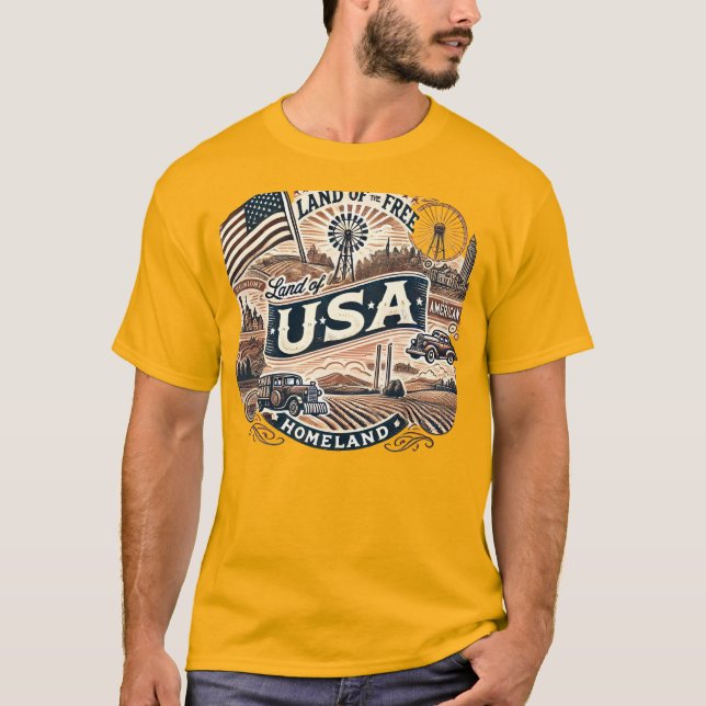 Home land America T Shirt (Framsida)