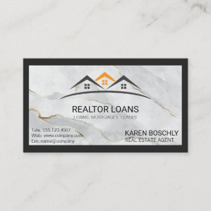 Home Logotyper Marble Black Gräns Visitkort