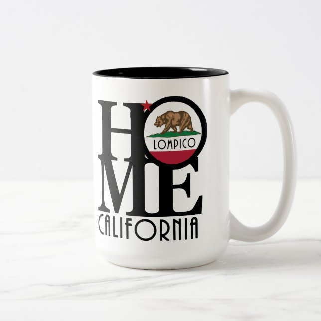 HOME Lompico Kalifornien 15oz Två-Tonad Mugg (Höger)