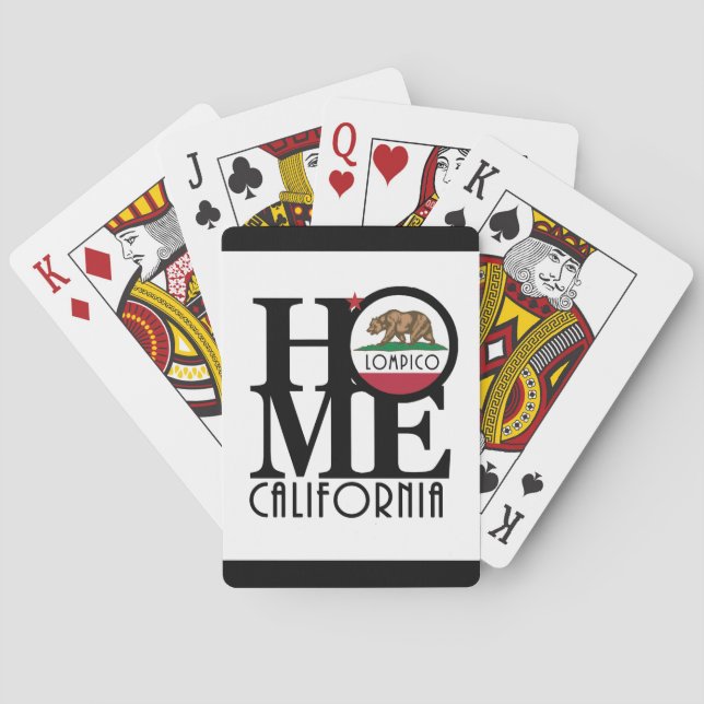 HOME Lompico Kalifornien Casinokort (Baksidan)