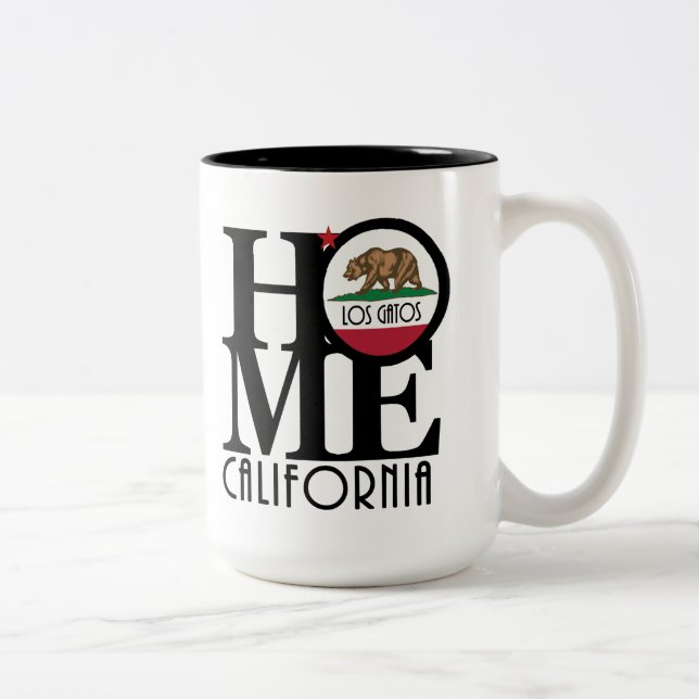 HOME Los Gatos Calfornia 15 oz Två-Tonad Mugg (Höger)