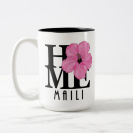 HOME Maili Hawaii Rosa 15 oz Två-Tonad Mugg