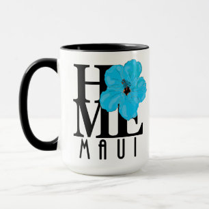 HOME Maui Blue Hibiscus 15oz Mugg